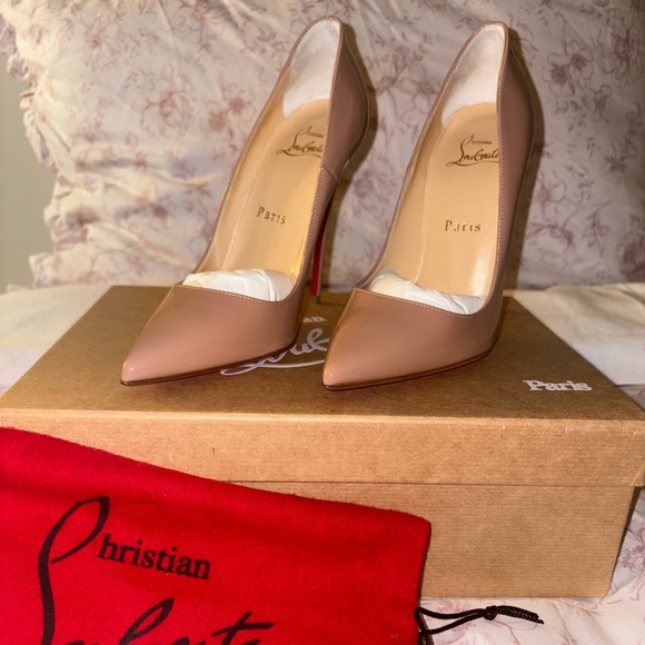 Christian Louboutin Beige Stiletto Heels - Picture 2 of 6